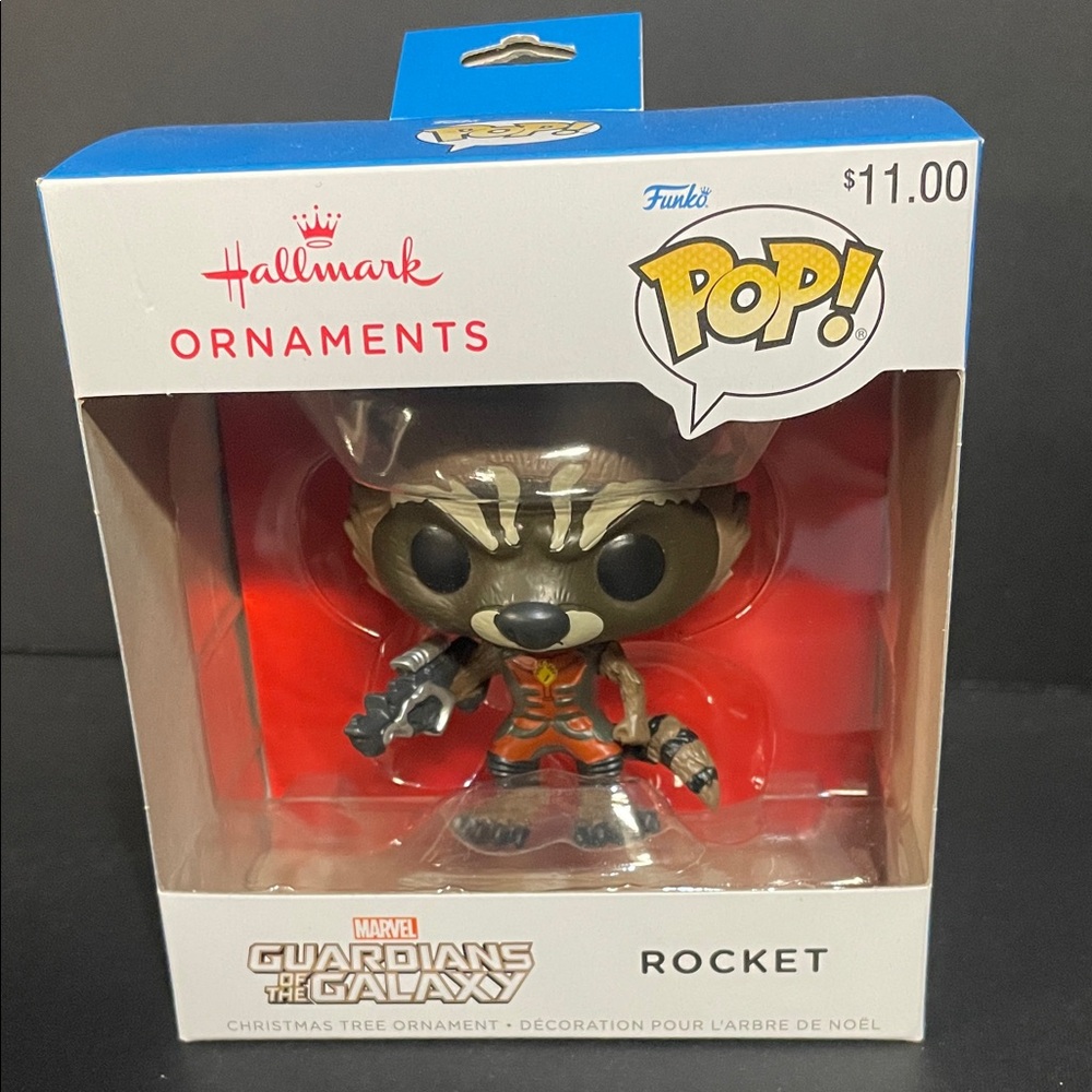Hallmark Funko Pop Rocket Raccoon Ornament